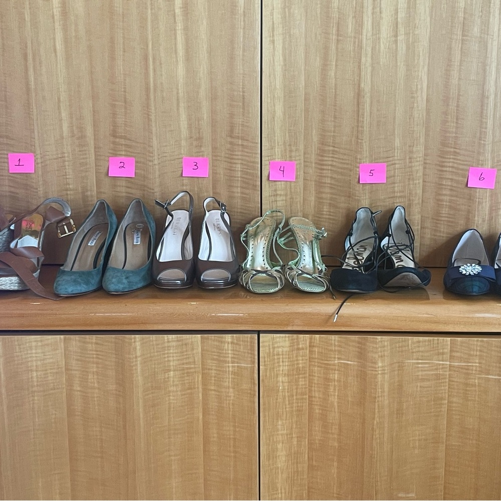 Michael Kors,Burresi, Sam Edelman, Ralph, Ricci crown and Ivy and BCBG SHOES